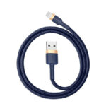 Baseus Cafule câble Lightning 1.5A 2m (Or+Bleu foncé)
