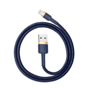 Baseus Cafule câble Lightning 1.5A 2m (Or+Bleu foncé)