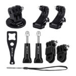 Ensemble de 20 accessoires Puluz pour caméras sportives (y compris Osmo Action 5 Pro, Insta360 Ace Pro 2) PKT18