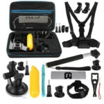 Puluz ensemble de 20 accessoires pour caméras sportives (y compris Osmo Action 5 Pro) PKT11