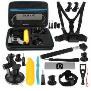 Puluz ensemble de 20 accessoires pour caméras sportives (y compris Osmo Action 5 Pro) PKT11 - Ypsilon Computers