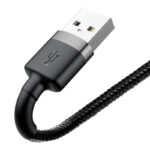 Baseus Cafule Câble USB Lightning 2,4A 1m (Gris+Noir)