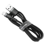 Baseus Cafule Câble USB Lightning 2,4A 1m (Gris+Noir)