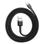 Baseus Cafule Câble USB Lightning 2,4A 1m (Gris+Noir)