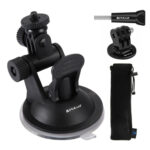Support de pare-brise Puluz pour caméras sportives (y compris Osmo Action 5 Pro, Insta360 X5)