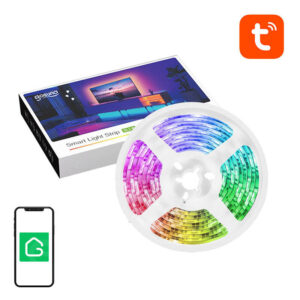 Bande lumineuse LED RGB WiFi intelligente Gosund SL1 (2,8m), Tuya