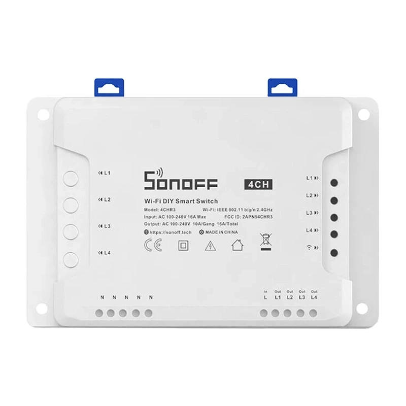SONOFF Interrupteur Intelligent WiFi 4CHR3 - Ypsilon Computers