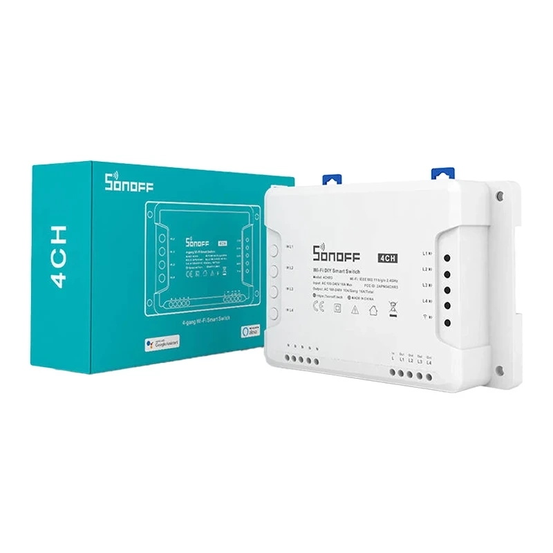 SONOFF Interrupteur Intelligent WiFi 4CHR3 - Ypsilon Computers
