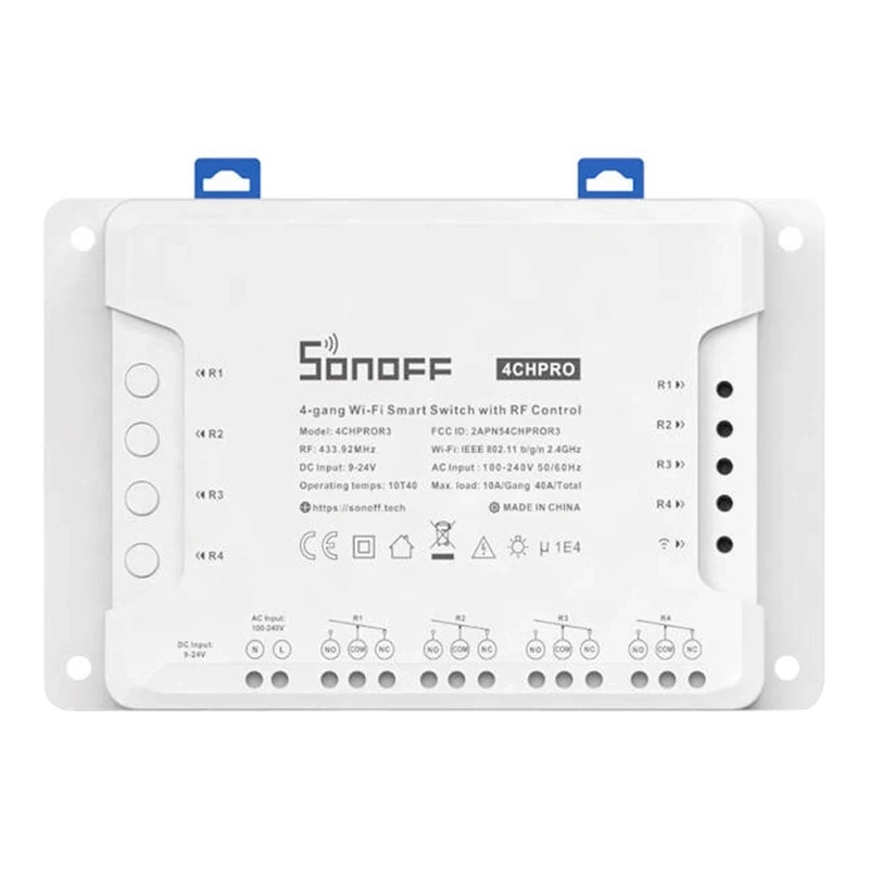 Interrupteur intelligent WiFi SONOFF 4CHPROR3 - Ypsilon Computers