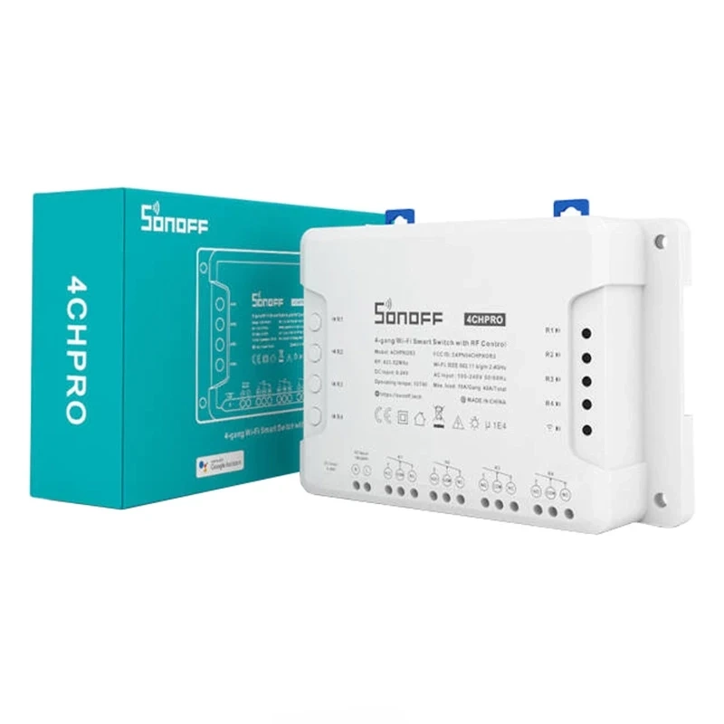 Interrupteur intelligent WiFi SONOFF 4CHPROR3 - Ypsilon Computers