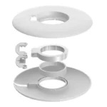 Organisateur / Support de chargeur Apple Watch (blanc)