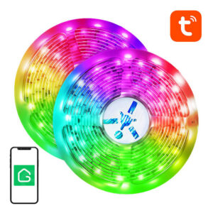 Ruban LED RGB WiFi intelligent NiteBird SL3 (2x5m), Tuya