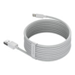 Baseus Simple Wisdom Kit de Câbles de Données USB vers Lightning 2.4A (2PCS/Set) 1.5m Blanc