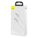 Câble USB-C pour Lightning Baseus Cafule, PD, 20W, 1m (blanc)
