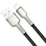 Câble USB pour Lightning Baseus Cafule, 2.4A, 1m (noir)