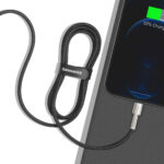 Câble USB pour Lightning Baseus Cafule, 2.4A, 1m (noir)