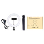 Support Trépied Puluz avec Anneau LED de 20cm Vlogging PKT3073B