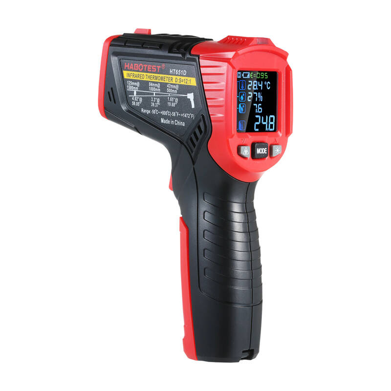 Pyromètre Laser Numérique Habotest HT651D, mesureur d'humidité - Ypsilon Computers