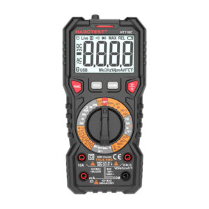 Multimètre Numérique avec Lampe de Poche Habotest HT118C, VRAI RMS, NCV, test de batterie - Ypsilon Computers