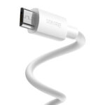 Baseus Simple Wisdom Kit de Câbles de Données USB vers Micro 2.1A (2PCS/Set) 1.5m Blanc