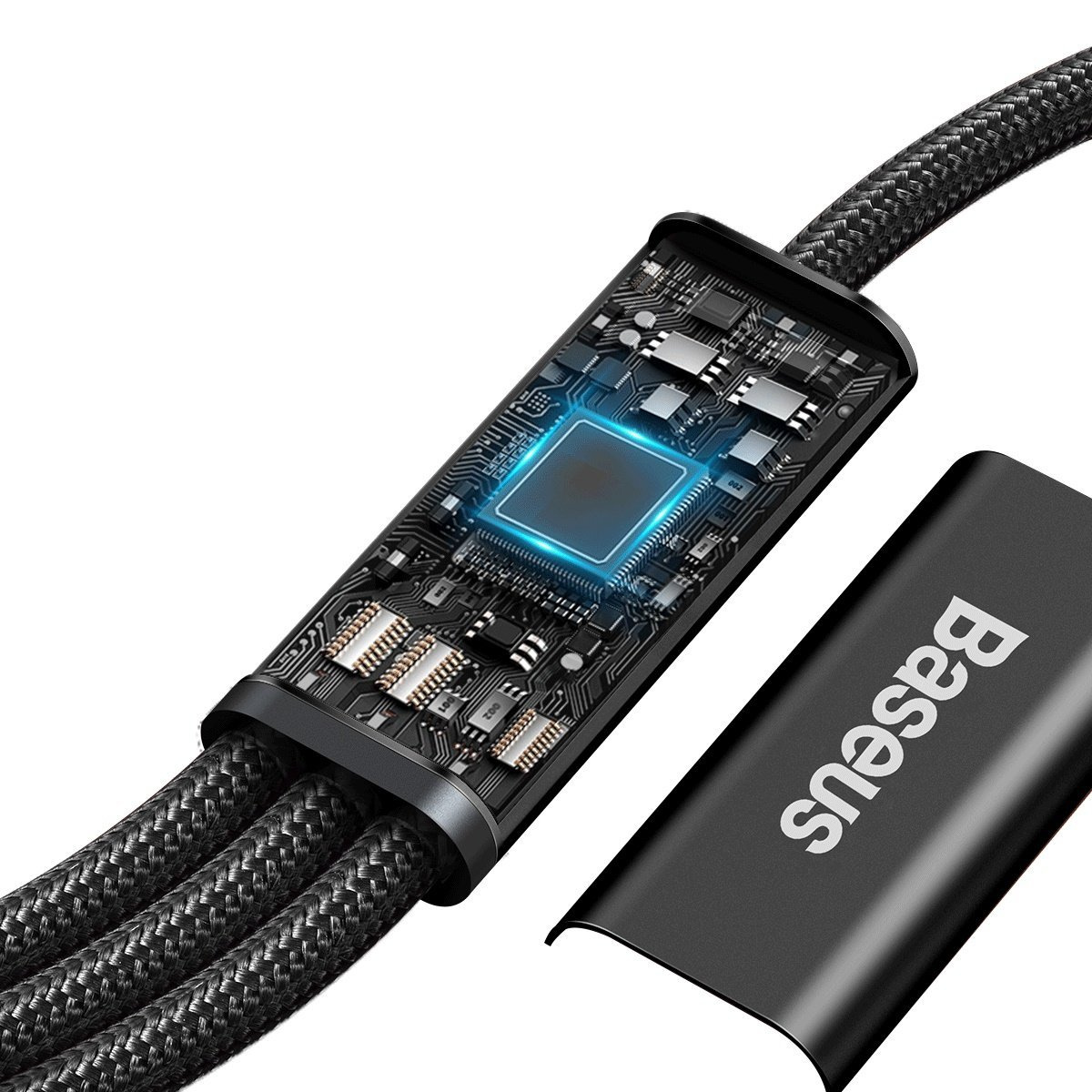 Baseus Rapid Series câble 3-en-1 USB-C pour M+L+T 20W 1.5m Noir - Ypsilon Computers