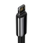 Câble USB Baseus Tungsten Gold vers iP 2.4A 2m (noir)