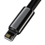 Câble USB Baseus Tungsten Gold vers iP 2.4A 2m (noir)