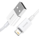 Câble USB vers Lightning Baseus Superior Series, 2.4A, 1m (blanc)
