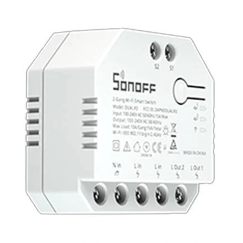 Interrupteur intelligent WiFi Sonoff Dual R3 - Ypsilon Computers