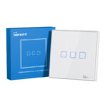 Interrupteur Mural Sans Fil Intelligent Sonoff T2EU3C-RF 433MHz (3-canaux)