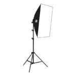 Ensemble de studio Puluz softbox 50x70cm, trépied, ampoule LED 4 pcs PU5071EU