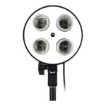 Ensemble de studio Puluz softbox 50x70cm, trépied, ampoule LED 4 pcs PU5071EU