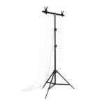 Support de fond de studio photo Puluz 70x200cm + Toiles de fond 2 pcs DCA0976