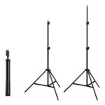 Support de fond de studio photo Puluz 2x2m + Toiles de fond 3 pcs PKT5204