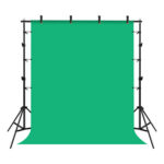 Support de fond de studio photo Puluz 2x2m + Toiles de fond 3 pcs PKT5204