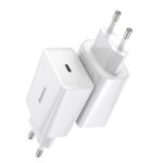 Chargeur Rapide Mini Baseus Speed, USB-C, PD, 3A, 20W (blanc)