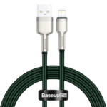 Câble USB pour Lightning Baseus Cafule, 2.4A, 1m (vert)