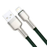 Câble USB pour Lightning Baseus Cafule, 2.4A, 1m (vert)