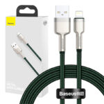 Câble USB pour Lightning Baseus Cafule, 2.4A, 1m (vert)