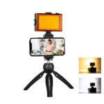 Trépied d&rsquo;enregistrement en direct Puluz + lampe LED + support de téléphone PKT3131B