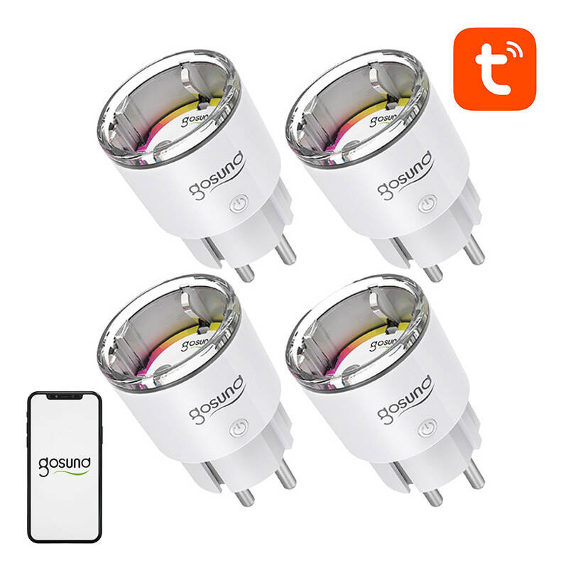 Gosund EP2 Prise intelligente WiFi, 4 pièces (pack de quatre) 10A Tuya - Ypsilon Computers