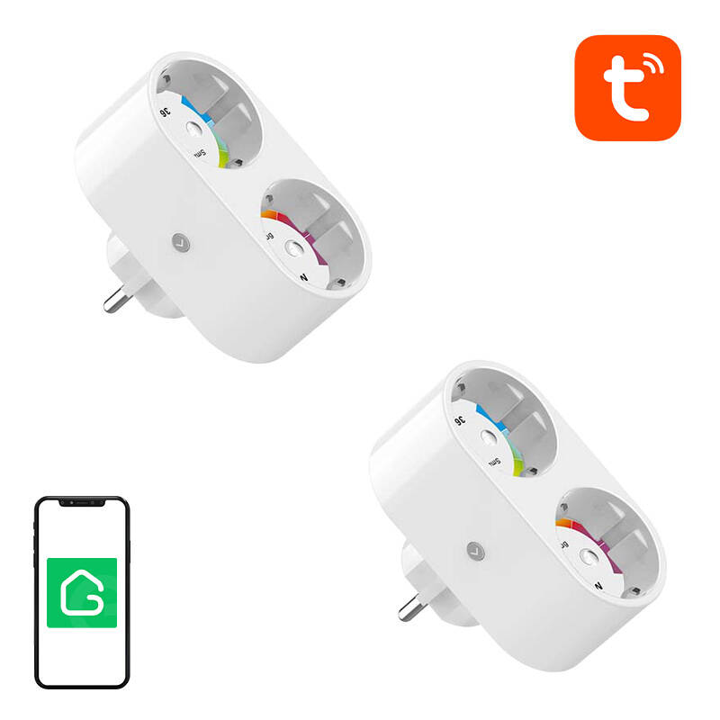 Gosund SP211 prise intelligente WiFi double, 2 pièces 3500W (pack de deux) Tuya - Ypsilon Computers