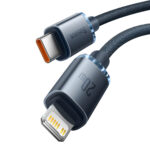 Baseus Crystal Shine câble USB-C vers Lightning, 20W, PD, 2m (noir)
