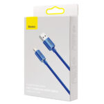 Baseus Crystal Shine câble USB vers Lightning, 2.4A, 1.2m (bleu)
