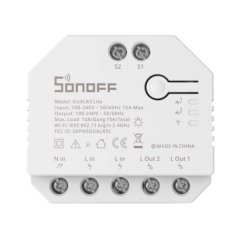 Interrupteur Wi-Fi intelligent WiFi Sonoff Dual R3 Lite - Ypsilon Computers