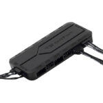 Boîte de contrôle de ventilateur pour ordinateur Darkflash RC2 RGB PWM + télécommande (noir)