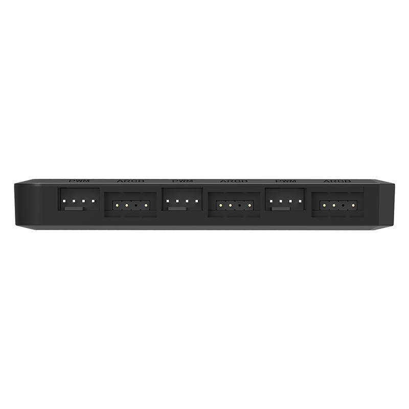 Boîte de contrôle de ventilateur pour ordinateur Darkflash RC2 RGB PWM + télécommande (noir) - Ypsilon Computers
