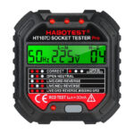 Testeur de prise avec écran numérique Habotest HT107D
