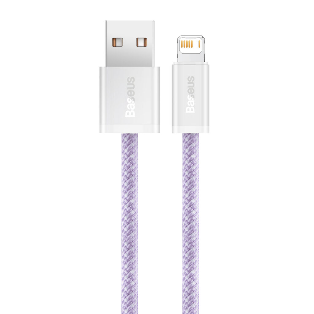 Baseus Câble dynamique USB vers Lightning, 2.4A, 2m (Violet)