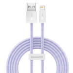 Baseus Câble dynamique USB vers Lightning, 2.4A, 2m (Violet)